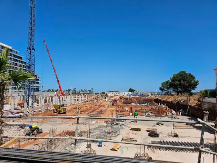 A(z) Ciudad Jardín 4 építkezésének előrehaladása, 2025. július, fotó: 1/2