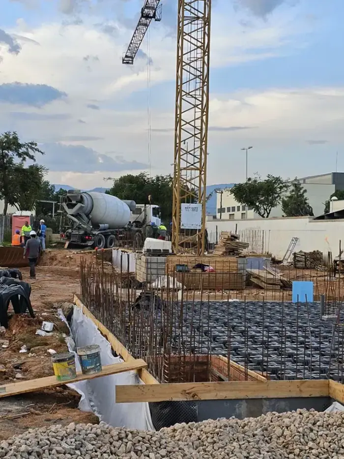 Construction progress of Torre la Sal, December 2024, photo 2 of 2