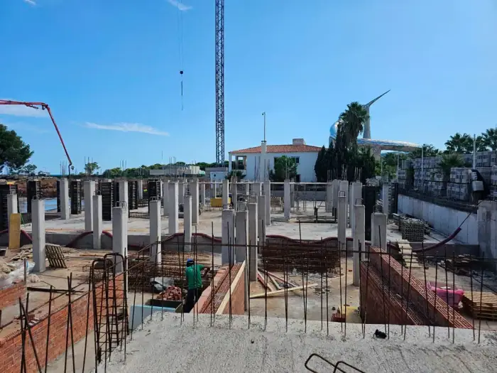 A(z) Ciudad Jardín 4 építkezésének előrehaladása, 2025. szeptember, fotó: 1/2