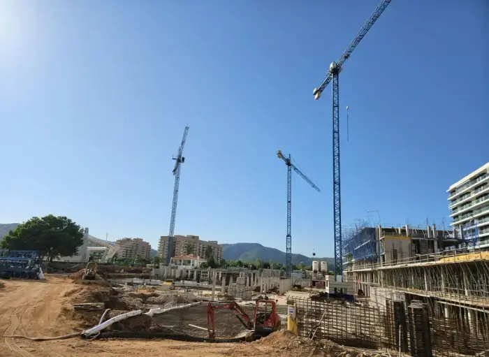 A(z) Ciudad Jardín 4 építkezésének előrehaladása, 2025. október, fotó: 2/2
