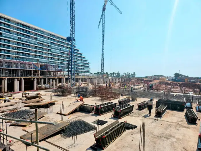 A(z) Ciudad Jardín 4 építkezésének előrehaladása, 2025. augusztus, fotó: 1/1