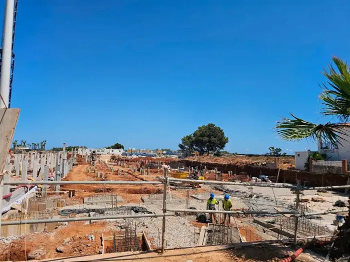 A(z) Ciudad Jardín 4 építkezésének előrehaladása, 2025. július, fotó: 2/2
