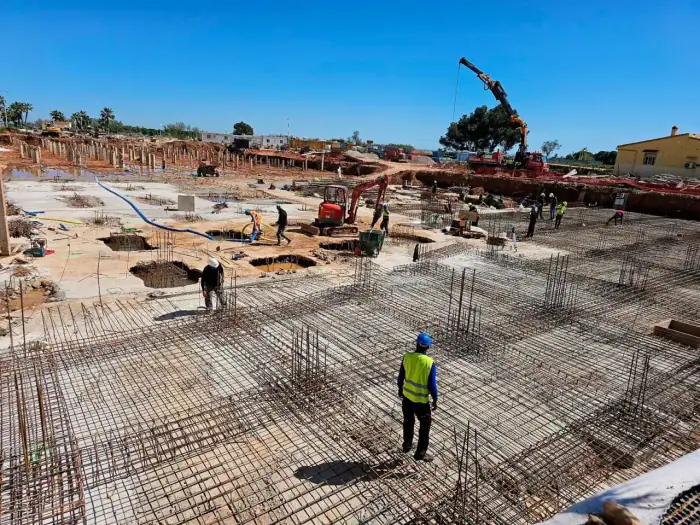 Construction progress of Ciudad Jardín 3, April 2025, photo 2 of 2