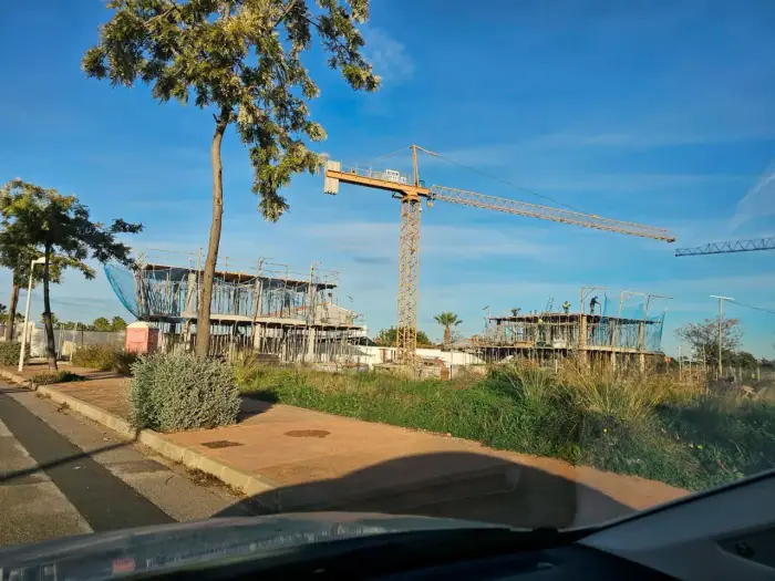 Construction progress of Torre la Sal, January 2025, photo 2 of 2