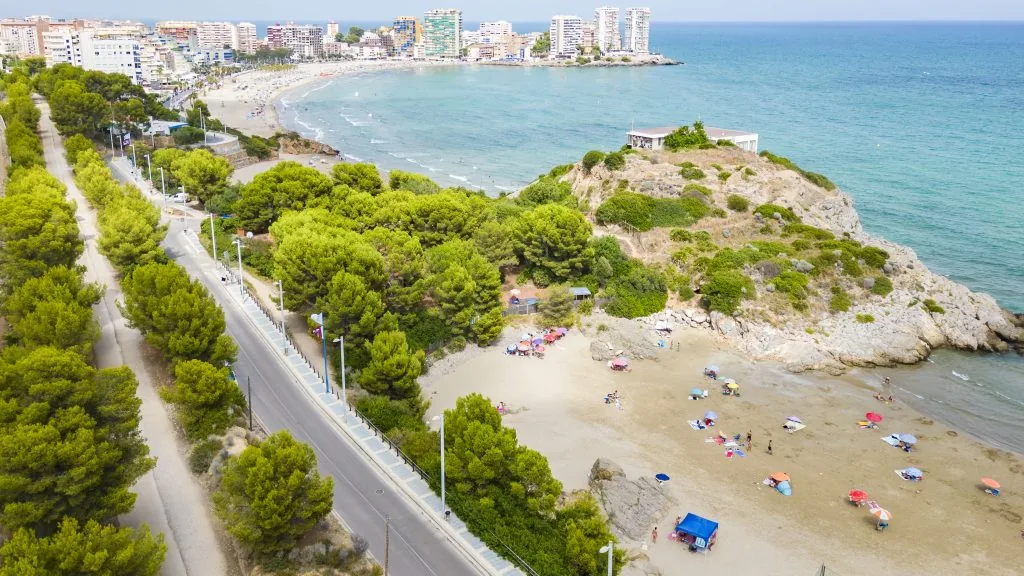 Foto aérea del puerto de Oropesa