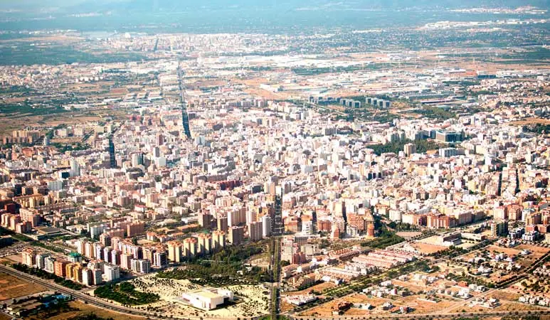 Appartementen te huur in Castellón de la Plana – Luchtfoto