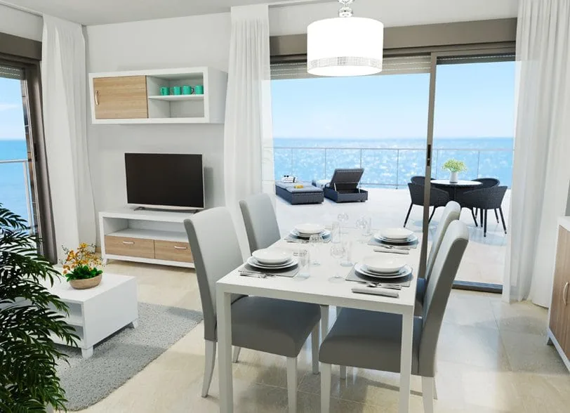 apartamento decorado y amueblado