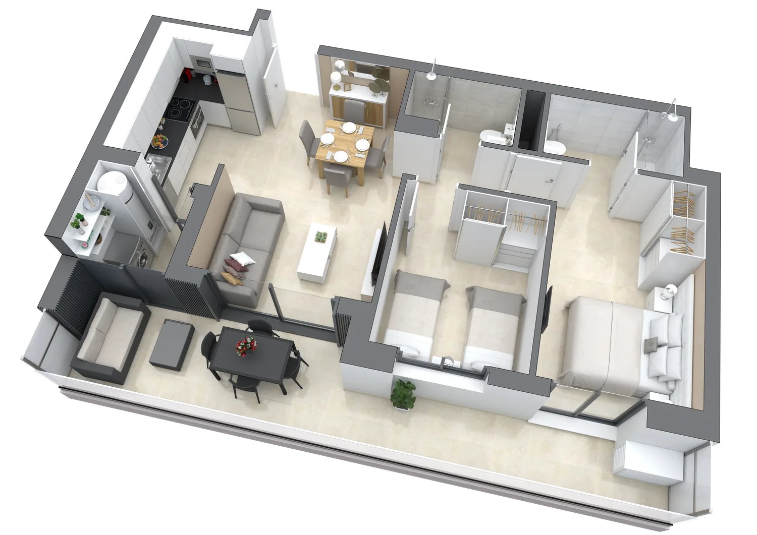 Plattegrond van het type ‘B4’, Coral 1